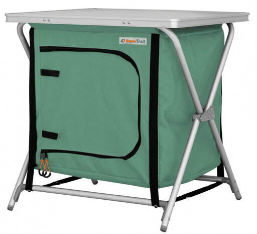 campingkast Rieux 60 x 50 x 60 cm alu/polyester groen
