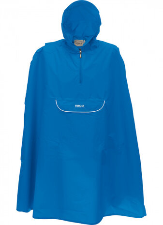 poncho Pasino junior polyamide blauw maat 164