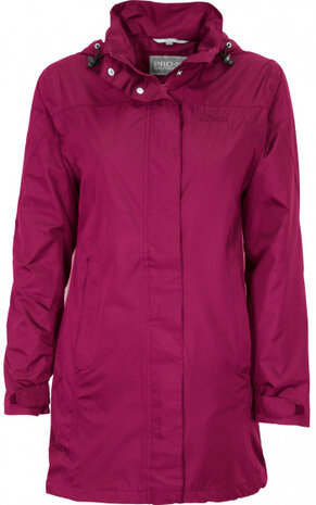 outdoorjas Jenna dames polyester fuchsia maat 34