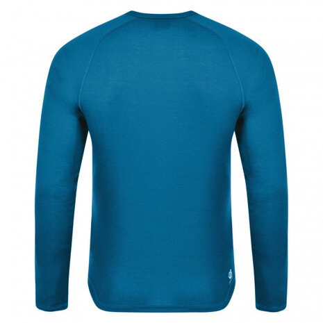 thermoset Methyl heren polyester blauw maat S