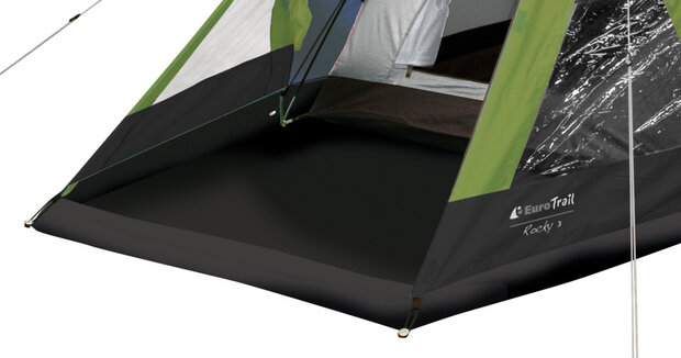 koepeltent Rocky 3-persoons 310 x 210 x 130 groen