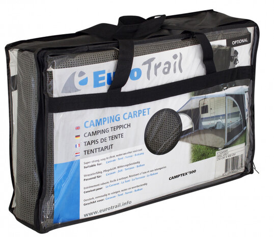 tenttapijt Camptex 350 x 600 cm PVC/nylon antraciet
