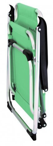 campingstoel Moita 90 x 55 cm aluminium lichtgroen