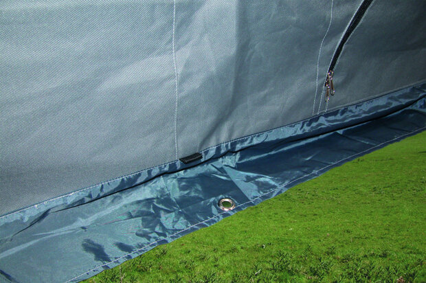 caravan opbergtochtstrook 500 x 60 cm polyester grijs