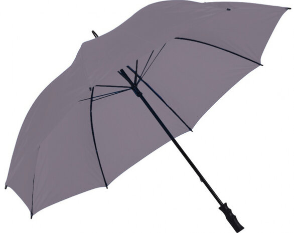 paraplu 73 cm polyester/aluminium grijs
