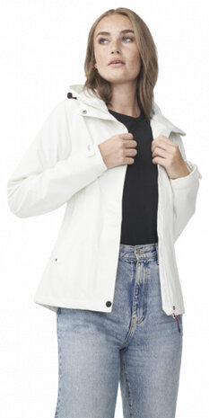 regenjas Biscaya Evo dames polyester wit maat L