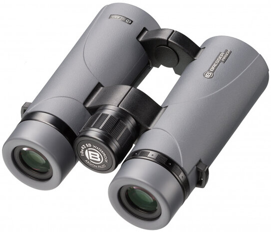 Pirsch ED 10x42 verrekijker met fasecoating grijs