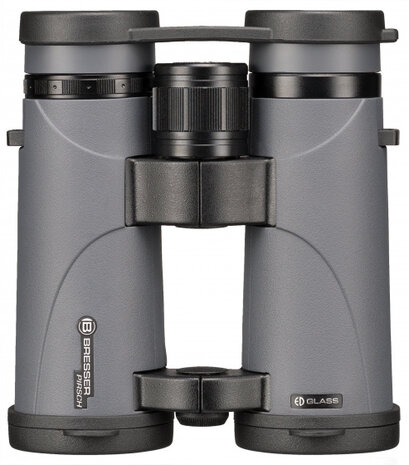 Pirsch ED 10x42 verrekijker met fasecoating grijs