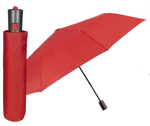 paraplu Mini 96 cm microfiber rood