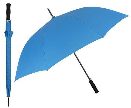 paraplu Golf windproef 94 x 122 cm microvezel blauw