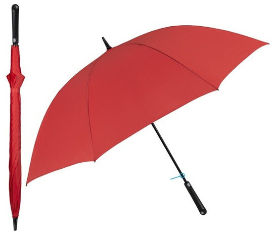 paraplu Golf windproef 102 x 132 cm microvezel rood