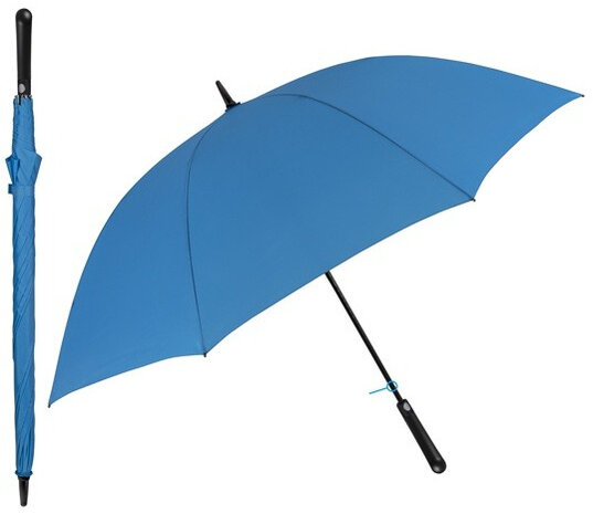 paraplu Golf windproef 102 x 132 cm microvezel blauw