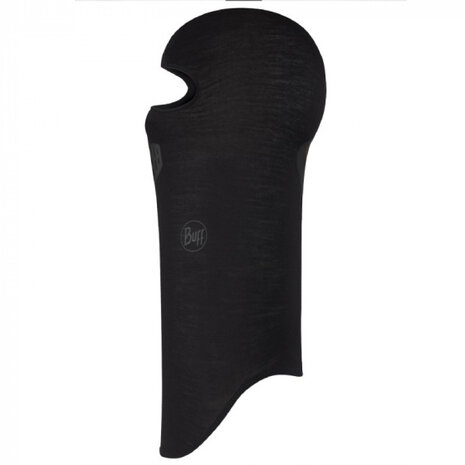 muts Balaclava lichtgewicht merinowol zwart one-size