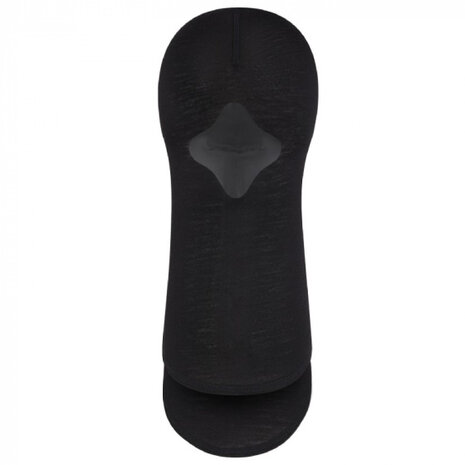 muts Balaclava lichtgewicht merinowol zwart one-size