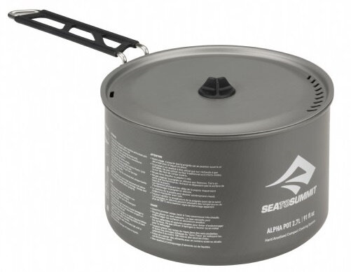 kookset Alphapot Cookset 2.2 blauw/grijs 6-delig