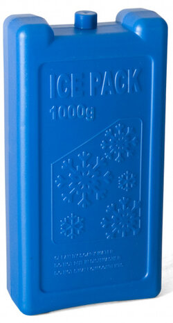 koelelement 1 kg blauw