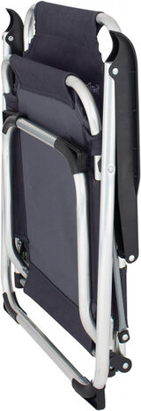 campingstoel Moita 90 x 55 cm aluminium antraciet
