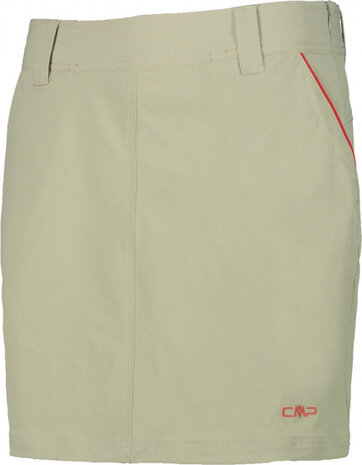 outdoorrok dames polyester/elastaan sage maat 40