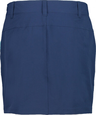 outdoorrok dames polyester/elastaan blauw maat 40