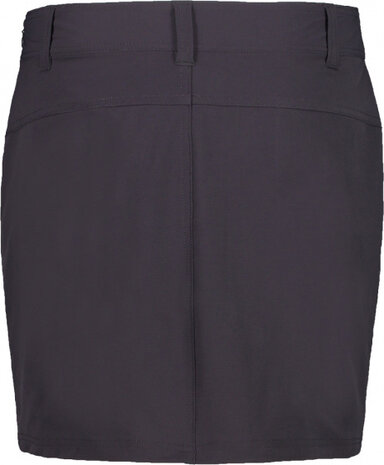 outdoorrok dames polyester/elastaan zwart maat 38