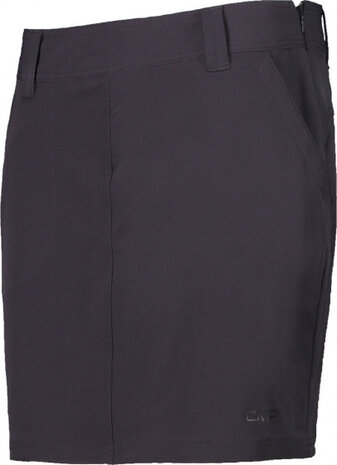 outdoorrok dames polyester/elastaan zwart maat 38