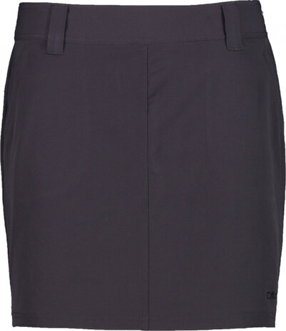 outdoorrok dames polyester/elastaan zwart maat 34