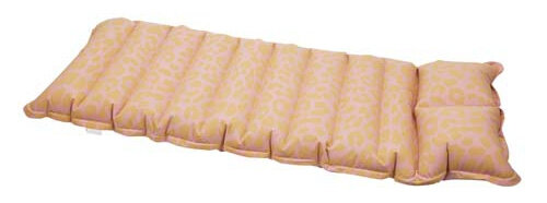 strandmat Vintage 170 x 70 cm PVC/katoen oranje
