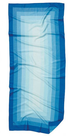 reishanddoek Zone 76 x 182 cm polyester blauw