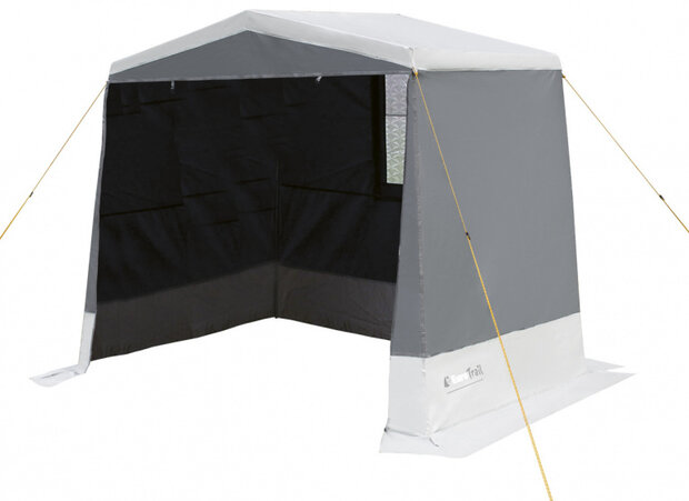 schuurtent 4 PVC 230 x 165 x 195 cm PVC/staal grijs