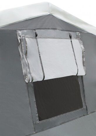schuurtent 4 PVC 230 x 165 x 195 cm PVC/staal grijs