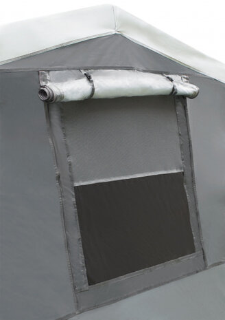 schuurtent 4 PVC 230 x 165 x 195 cm PVC/staal grijs