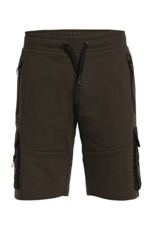 outdoorshort Athleisure katoen olijngroen maat S