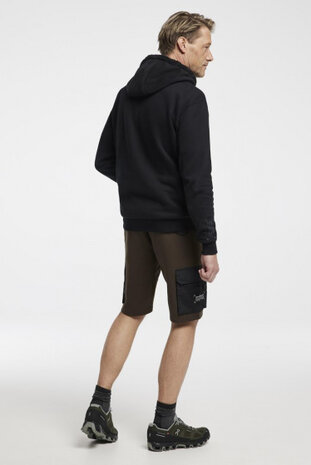 outdoorshort Athleisure katoen olijngroen maat L