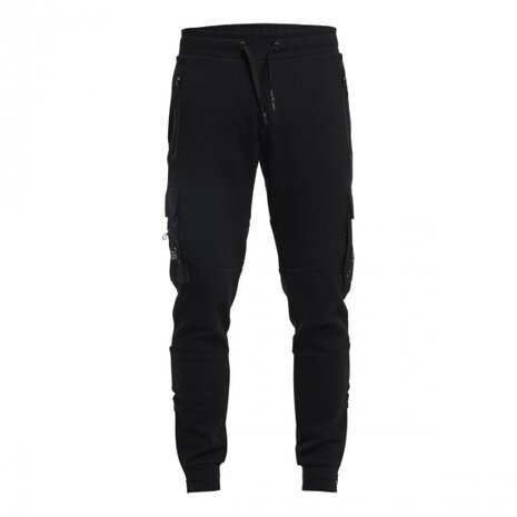 outdoorbroek Athleisure katoen zwart maat M