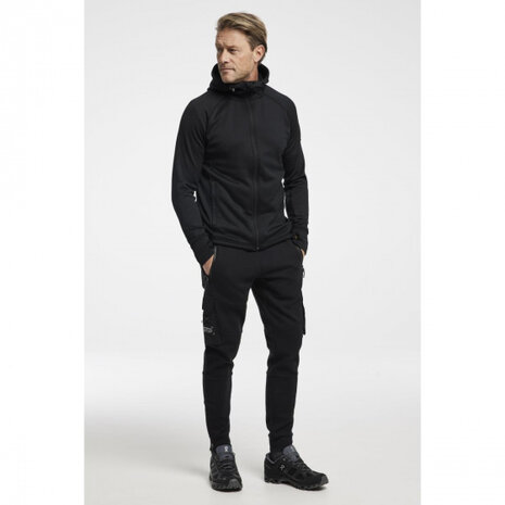 outdoorbroek Athleisure katoen zwart maat M