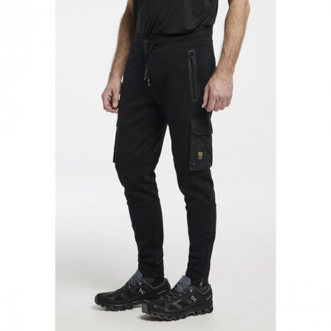 outdoorbroek Athleisure katoen zwart maat M