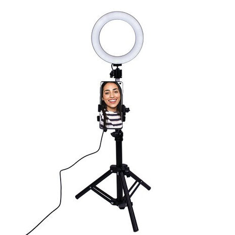 selfiestandaard Vlogging 16 cm led 4-delig