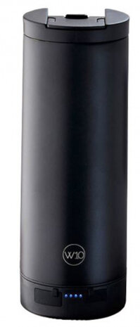 reisbeker Oxford 455 ml met powerbank RVS zwart