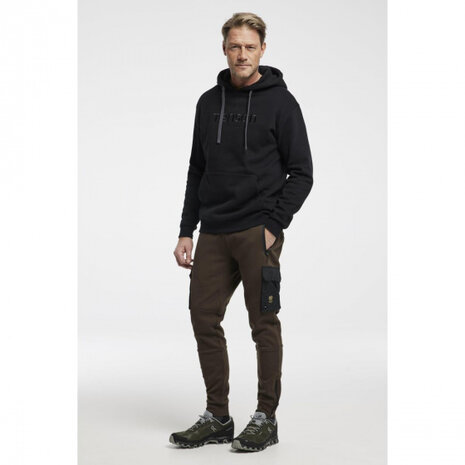 outdoorbroek Athleisure katoen olijfgroen maat XL