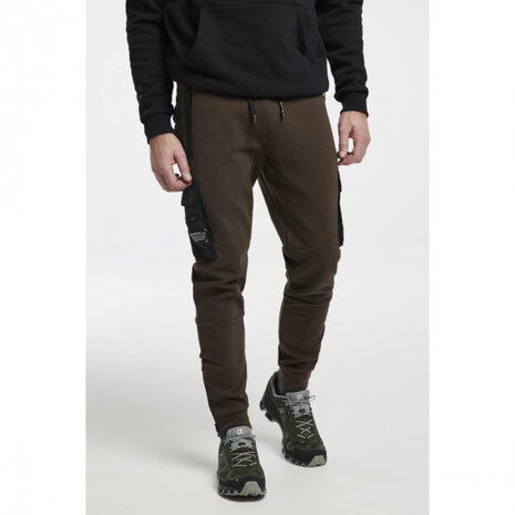 outdoorbroek Athleisure katoen olijfgroen maat XL