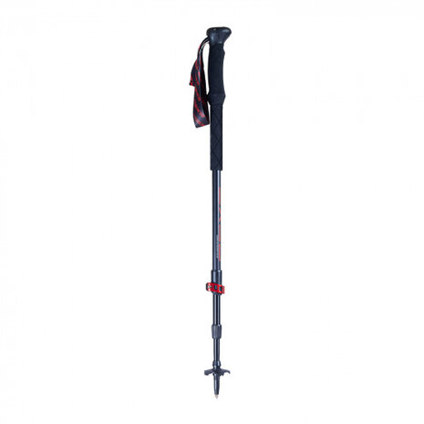 Nordic walking stokken Point 100-135 cm aluminium zwart