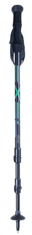 Nordic walking stokken Ridge 100-135 cm aluminium zwart