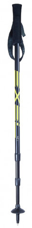 Nordic walking stokken Hill 100-135 cm aluminium zwart
