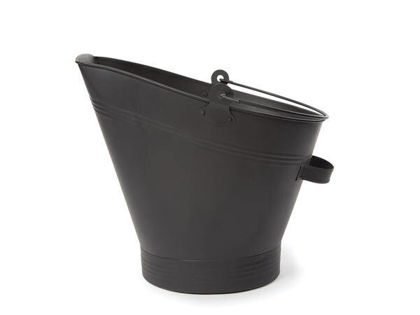 kolenemmer 40 liter 37 x 33,5 cm staal zwart