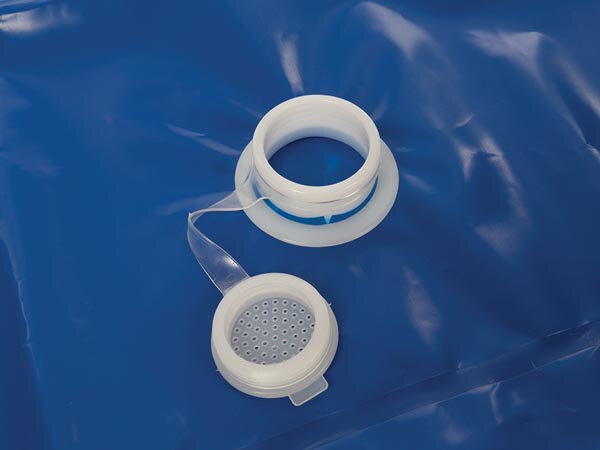 waterzak 80 liter polyethyleen blauw 2-delig