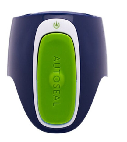 drinkflesdeksel Swish 8 x 5 cm donkerblauw/groen