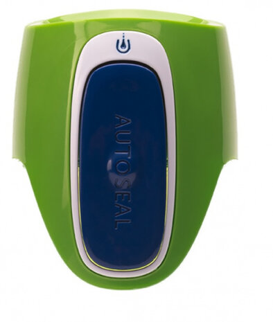 drinkflesdeksel Swish 8 x 5 cm groen/donkerblauw