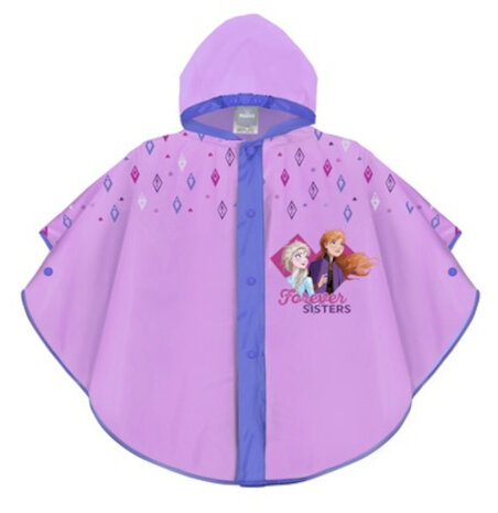 poncho Frozen 2 junior 58 x 85 cm EVA paars
