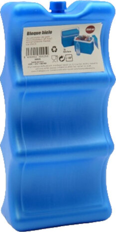 koelelement blikjes 10 x 5,5 x 21 cm 650 ml blauw