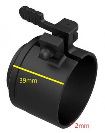 voorzet adapterring C voor richtkijkers 56-64 mm zwart